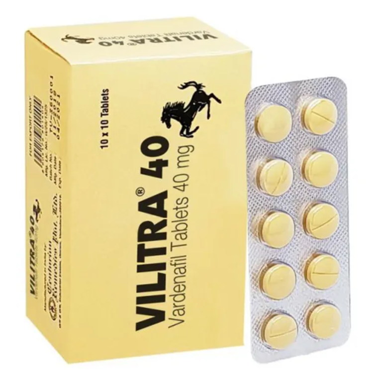 Vilitra 40 Mg Vardenafil Tablets Uses, Dosage, Side Effects